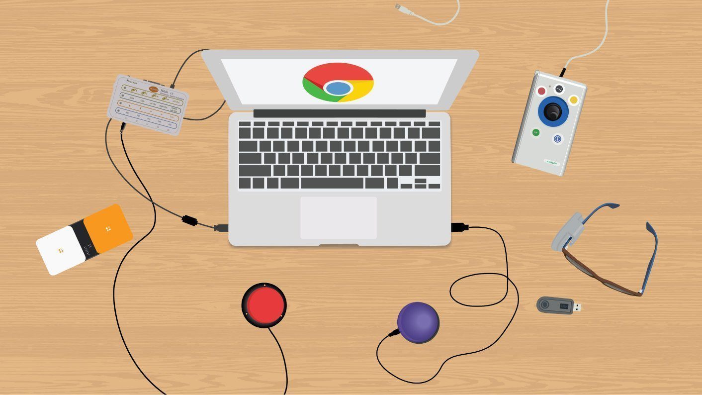 assistive technology for Chromebook and google apps for education banner