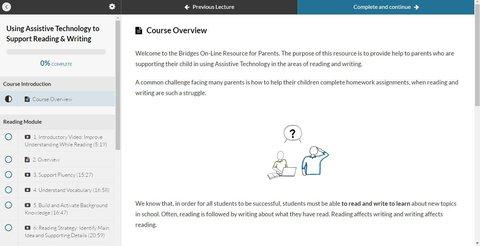 educATe Family - Using AT to Support Reading & Writing - Bridges Canada