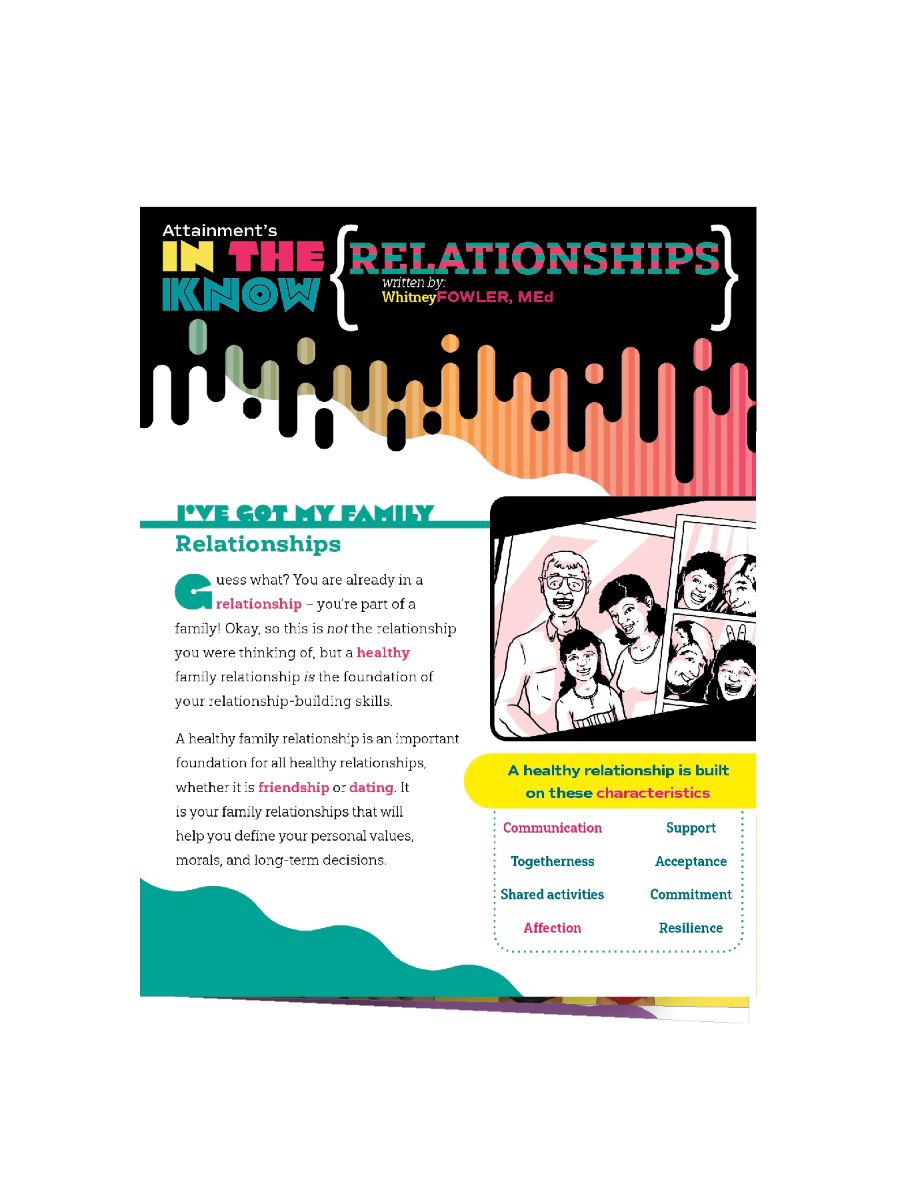 In The Know: Health, Sexuality, & Relationships Curriculum - Bridges Canada