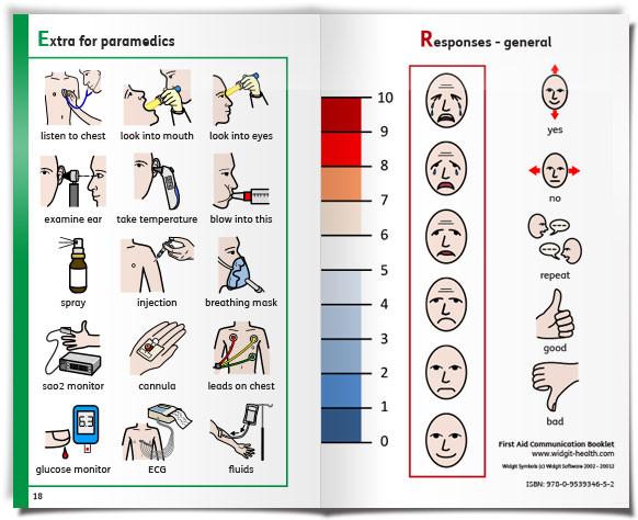 Widgit Health First Aid Booklet - Bridges Canada